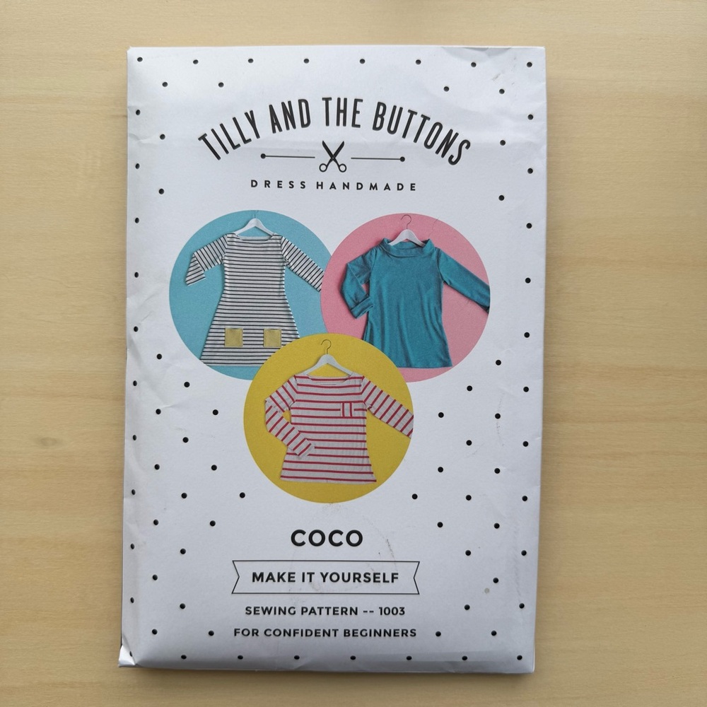 Tilly and the Buttons Coco Top Dress Sewing Pattern Uncut